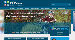 Desktop Screenshot of posna.org